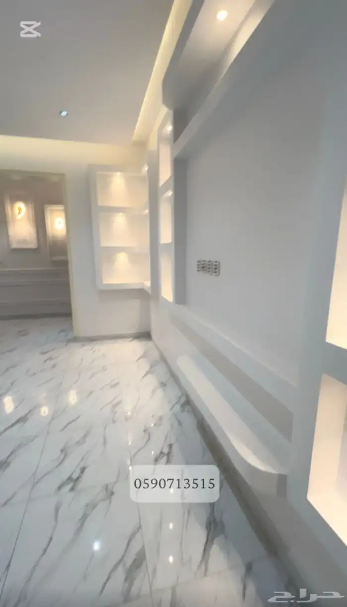 شقة أمامية خمس غرف للإيجار بحي الموسى فيو- طيبه 3