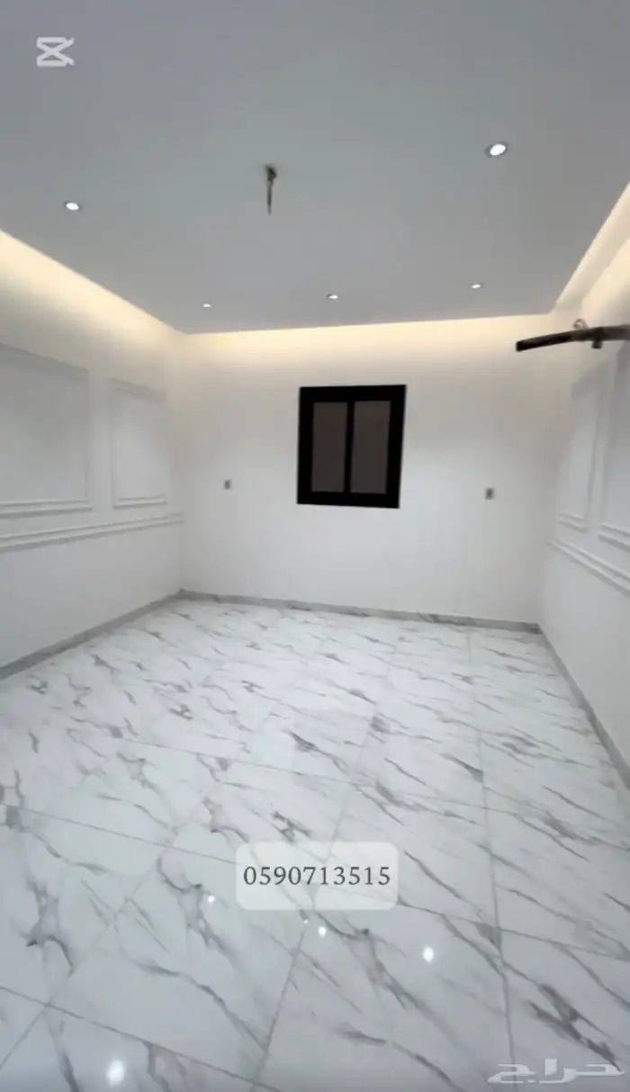 شقة أمامية خمس غرف للإيجار بحي الموسى فيو- طيبه 1