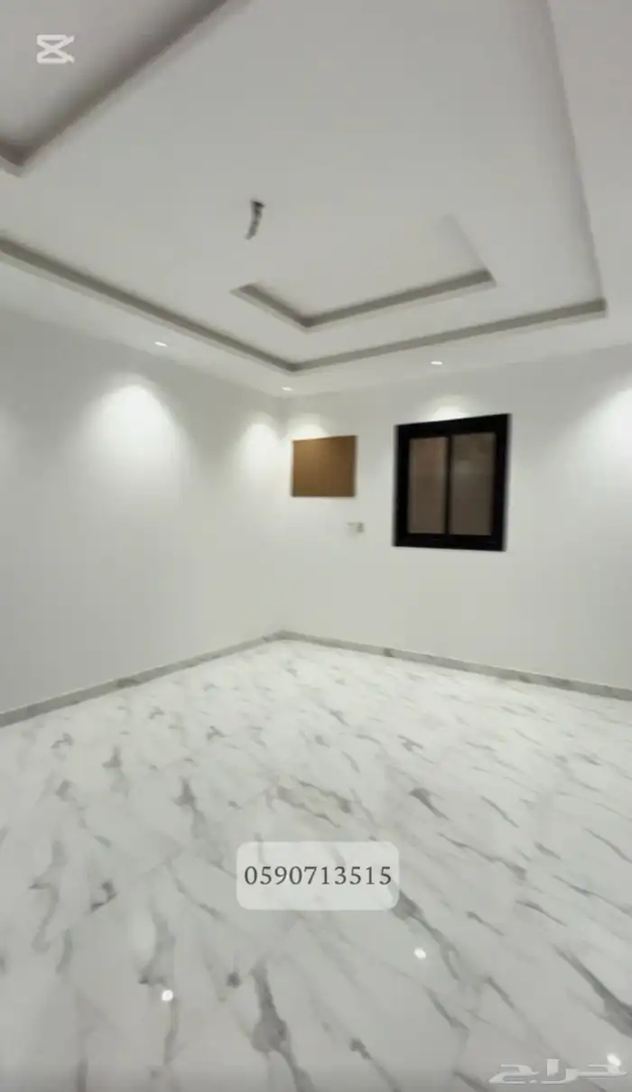 شقة أمامية خمس غرف للإيجار بحي الموسى فيو- طيبه 8