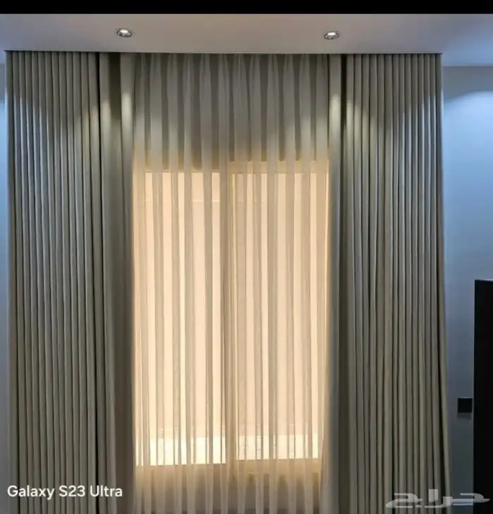 تفصبل ستائر امريك ويفي بأحدث الاقمشه 6