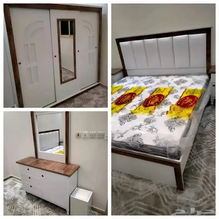 يوجد لدينا غرف نوم جاهزه بارخص الاسعار للتواصل 4