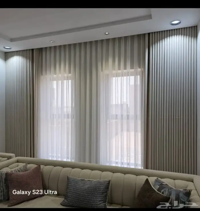 تفصبل ستائر امريك ويفي بأحدث الاقمشه 8