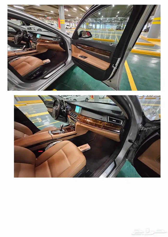 بي ام دبليو الفئة السابعة نظيف جدا bmw 730 li 2013 14