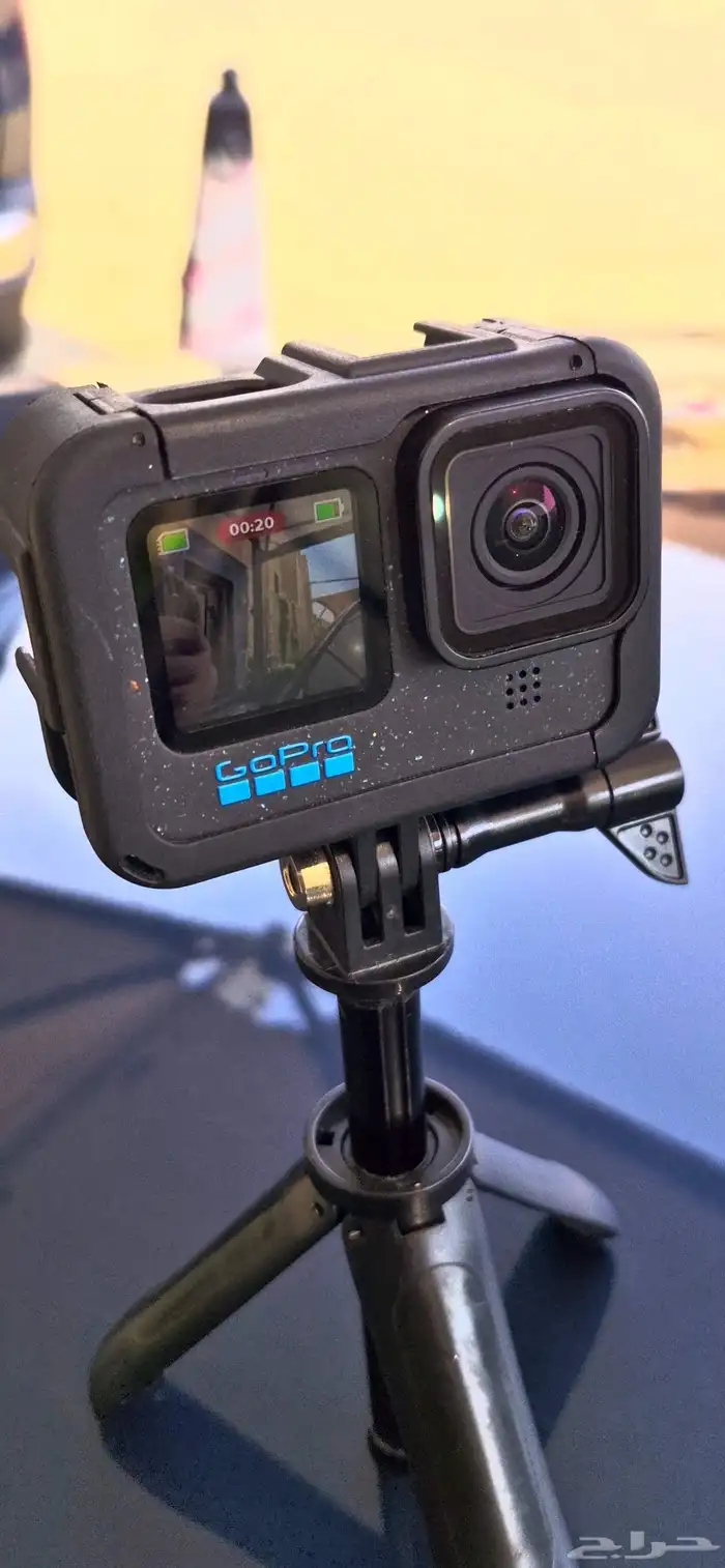 كاميرا الاكشن جوبرو هيرو 12شبه الجديد مع مجموعه اكسسوارات 9