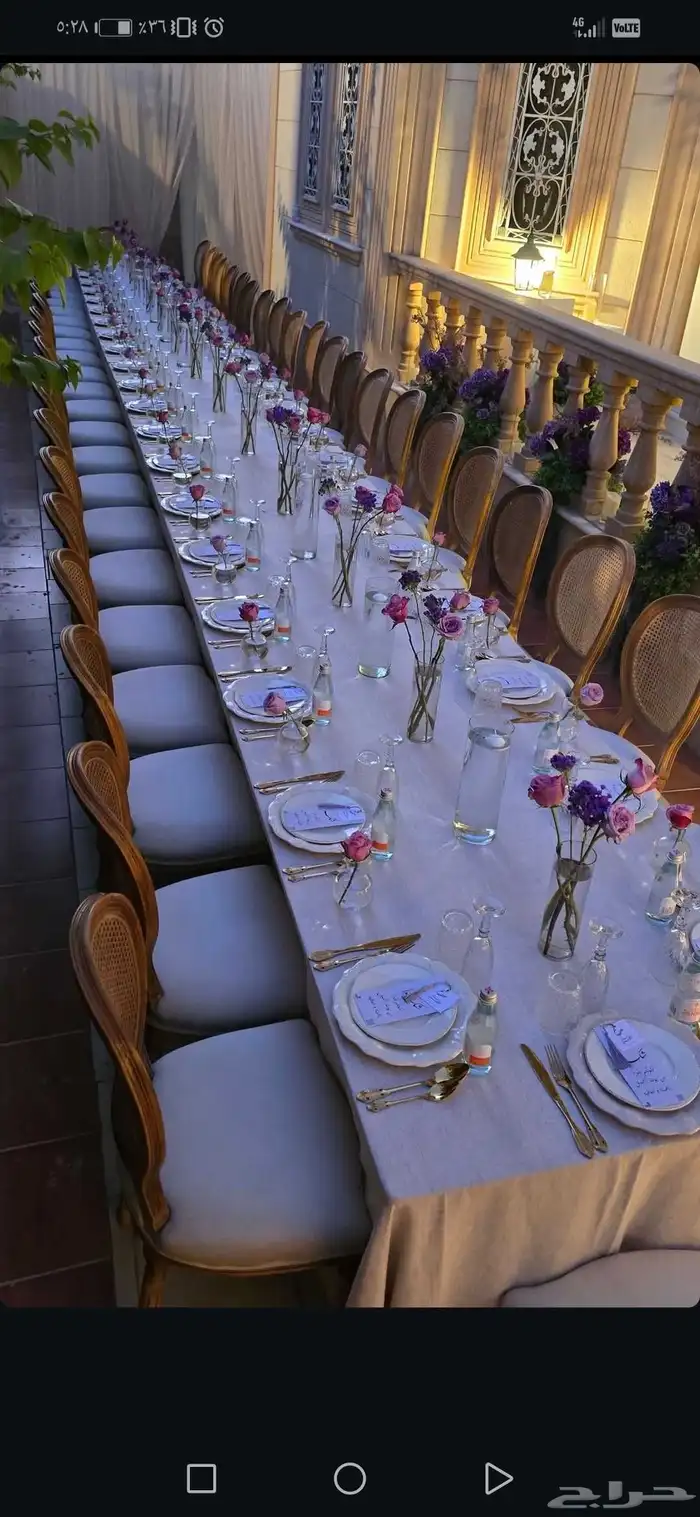 للحفلات والمناسبات قهوجينن وصبابين كراسي بنوعها اطولات بأنوا 0