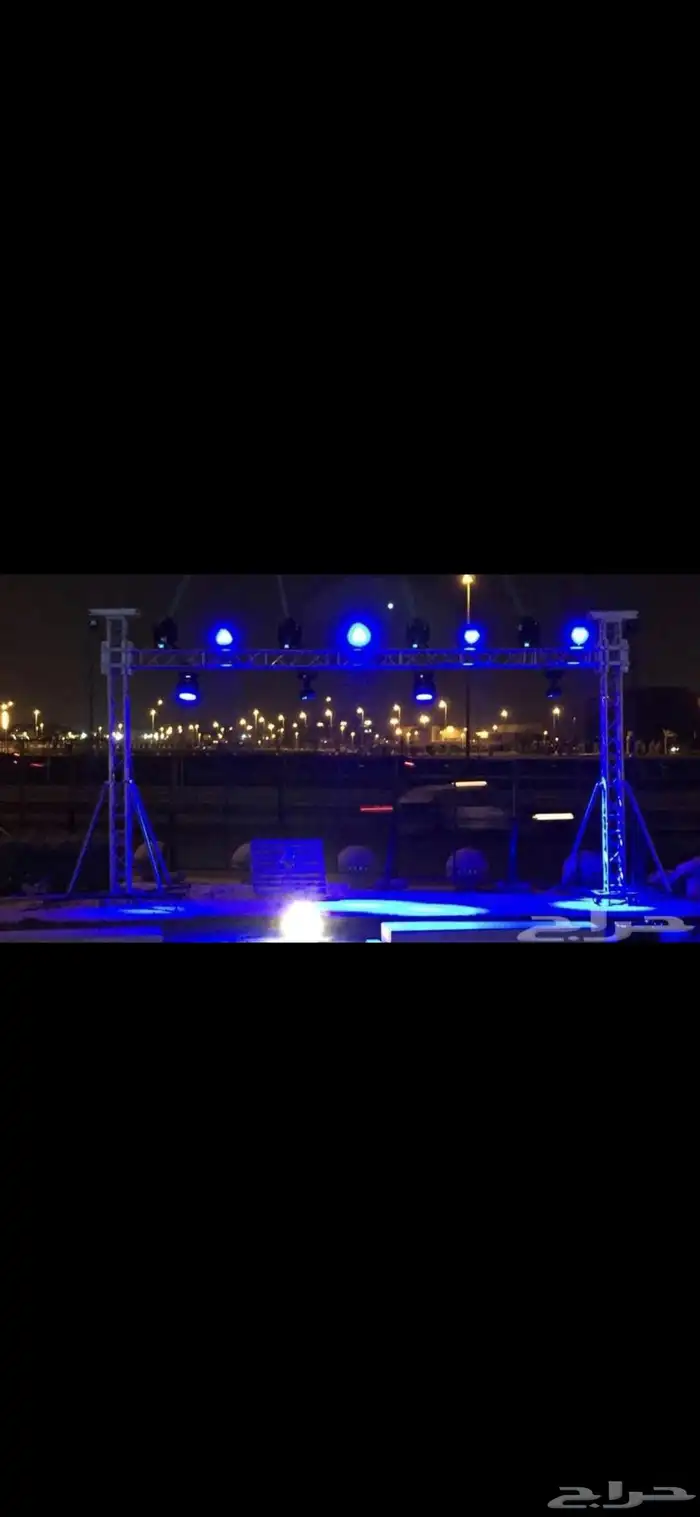 تأجير شاشات بي ون 1دقه عاليه مسارح صوتيات استاندات بوابات 3