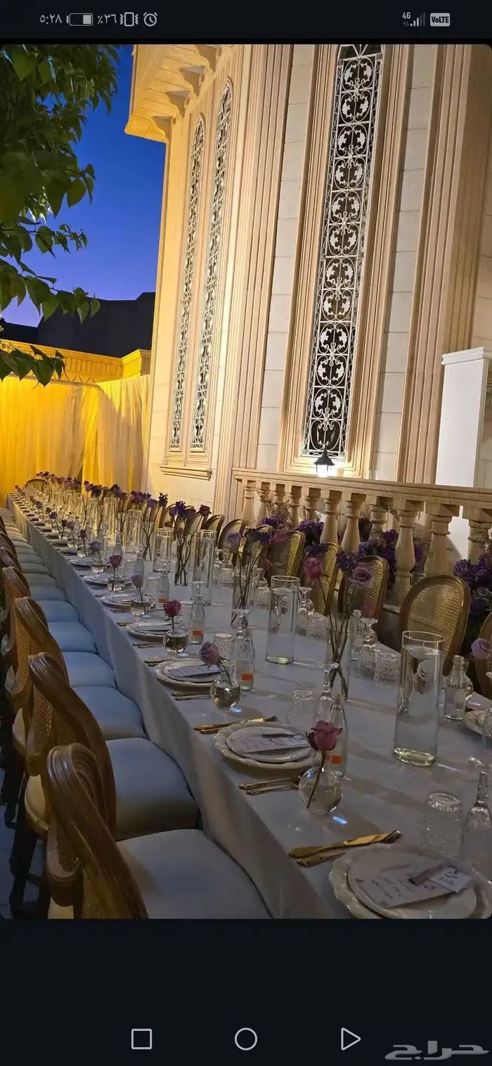 للحفلات والمناسبات قهوجينن وصبابين كراسي بنوعها اطولات بأنوا 3