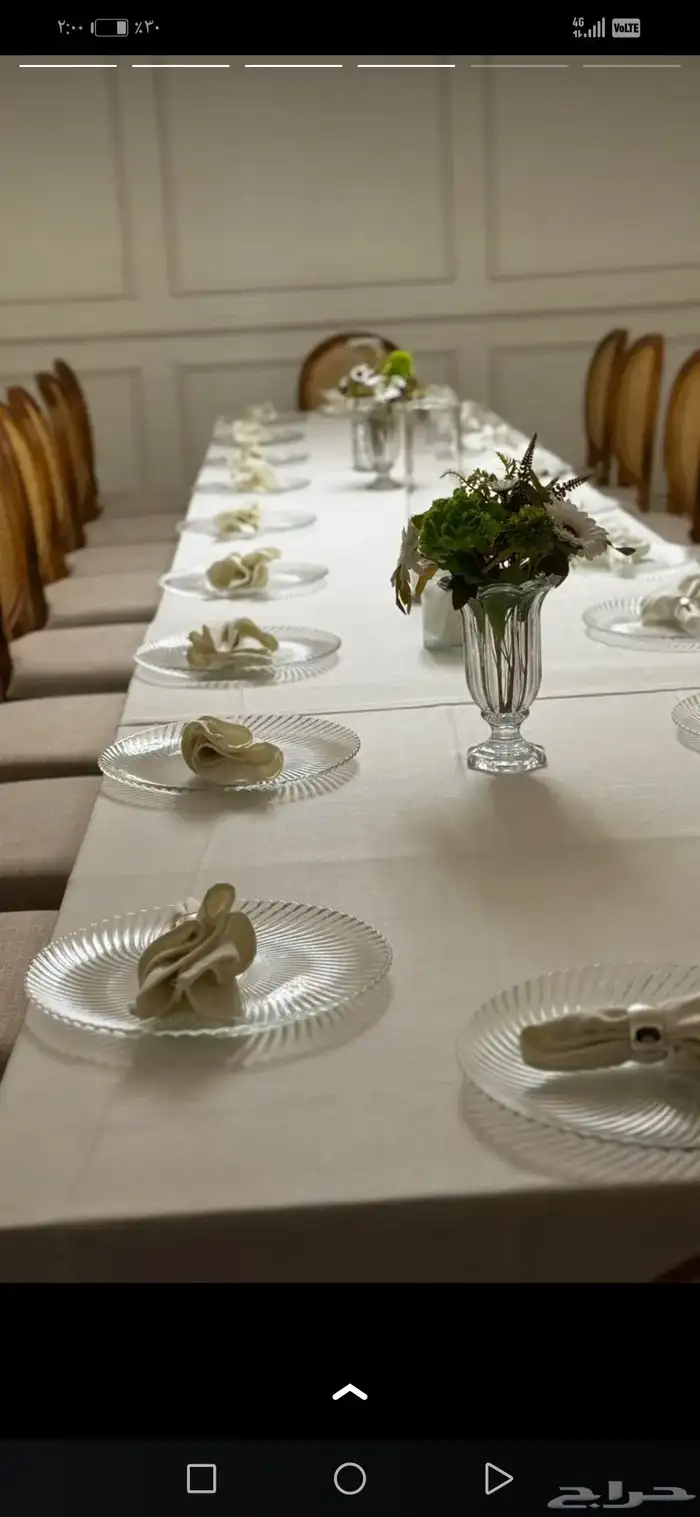 للحفلات والمناسبات قهوجينن وصبابين كراسي بنوعها اطولات بأنوا 6