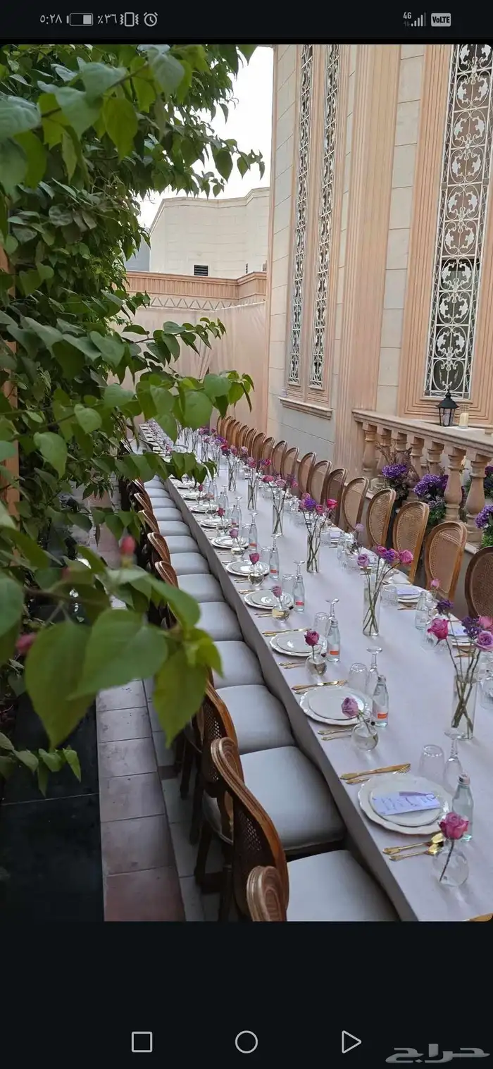 للحفلات والمناسبات قهوجينن وصبابين كراسي بنوعها اطولات بأنوا 4