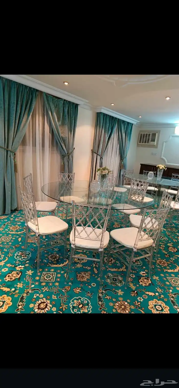 للحفلات والمناسبات قهوجينن وصبابين كراسي بنوعها اطولات بأنوا 9