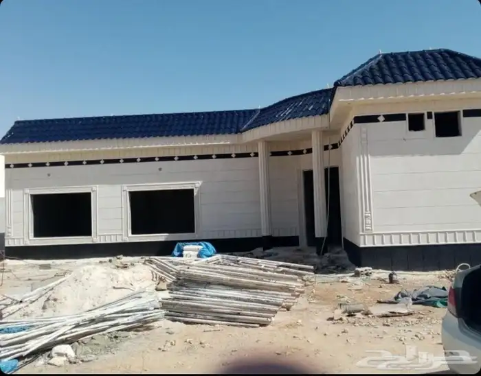 ديكورات خارجية اسمنتيه لياسه ملونه بطحاء الرياض بديل الحجر 12