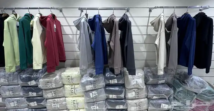 هودي بلوفر اوفر سايز كاب   دبل كاب ساده.. ايزل EASEL 10