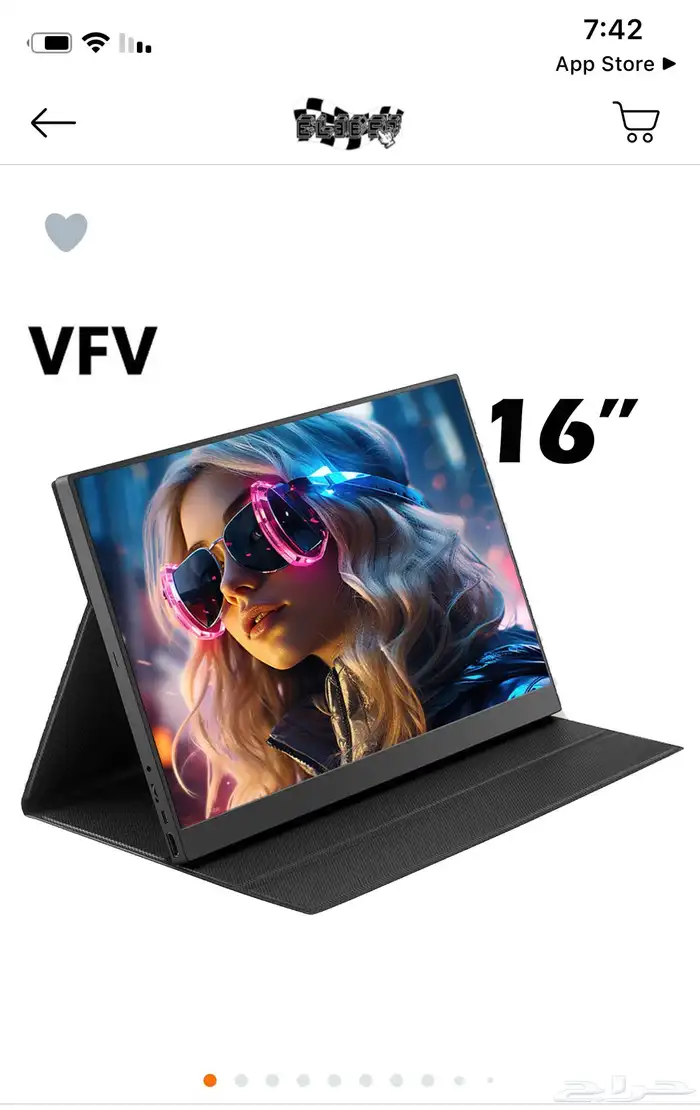 شاشة 16 انش محمولة vfv 60 - 144hz 0