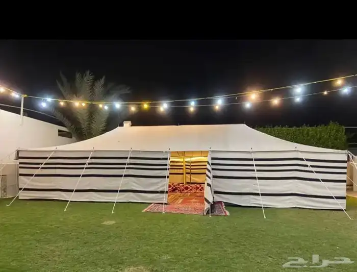 بيوت شعر الالون ابيض تركي 1