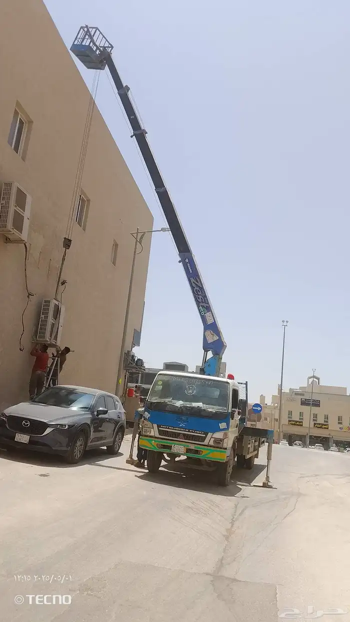 رافعه ونش و كرين سبعة وسطحه ثلاثه طن ايجار يوميات مشاوير 9