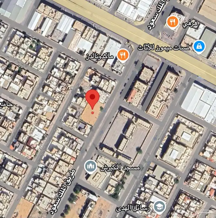 قطعتين تجارية بحي المنتزة بمساحة (1440) 7