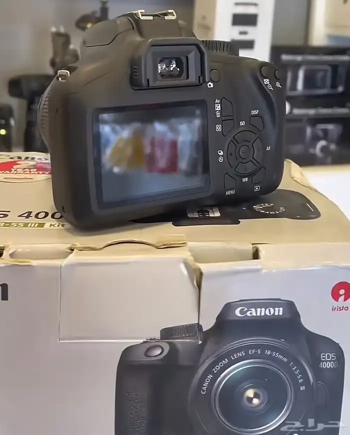 كاميرا كانون 4000d جديده بغراضها 0
