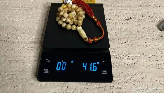 سبحه كهرمان حر شوائب طبيعيه 1