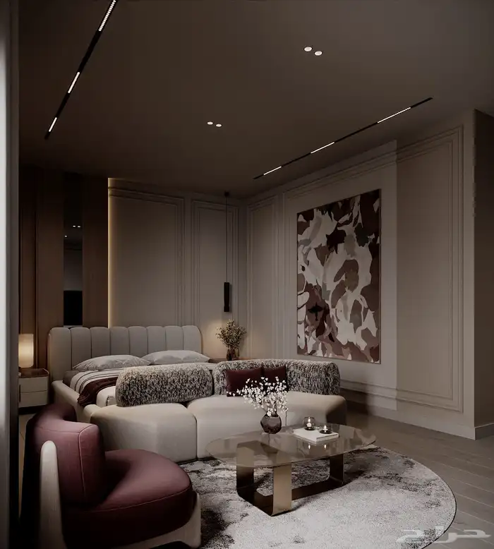 تصميم داخلي مجلس رجال و مجلس نساء و صالات و استراحات 3