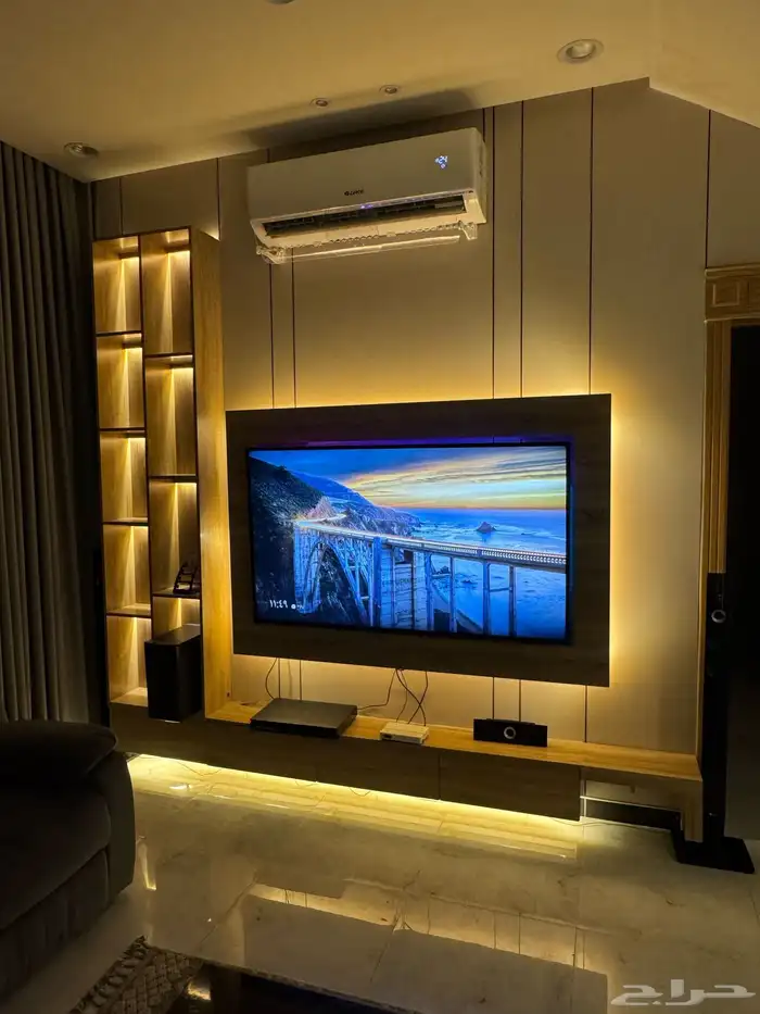 ديكورات داخليه خلفية شاشه بارزه كيرف 11