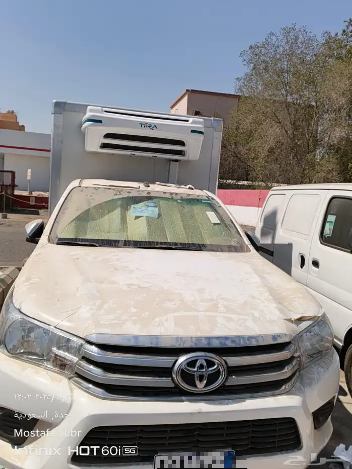 للإيجار إبجار سياراه تويوتا هايلكس ونيت ثلاجه جديده زيرو 0