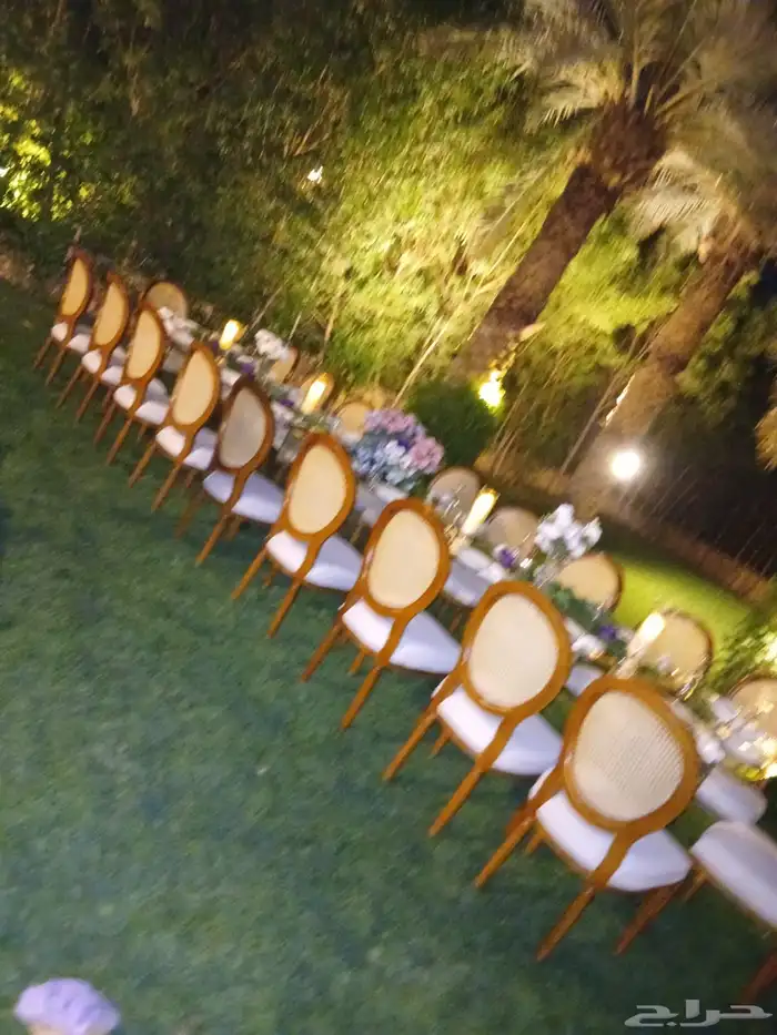 تاجير طاولات طعام كراسي صحون ملاعق تجهيز حفلات 4