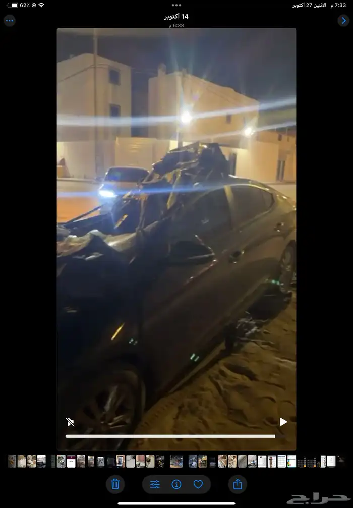 النترا 2018 مصدومه للبيع تشليح 3