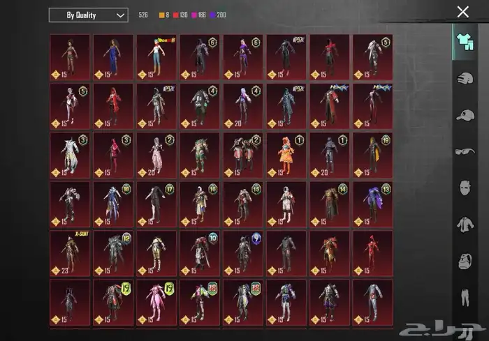 عرض حساب ببجي مميز للبيع 1