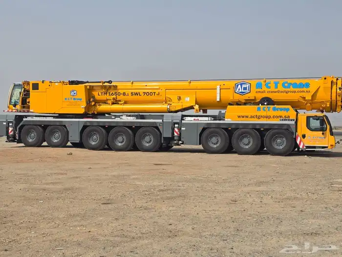 كرينات من 50 طن الى 500 طن وبوم تراك 10 طن 0