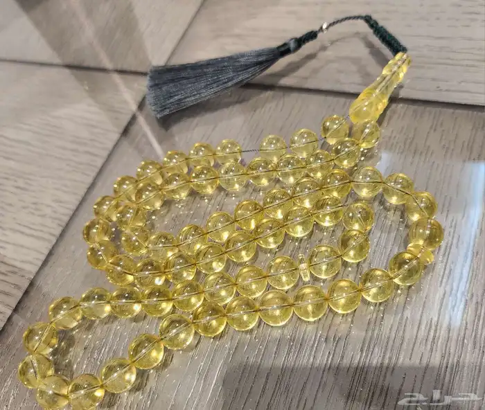 سبحة كهرمان طبيعي 0