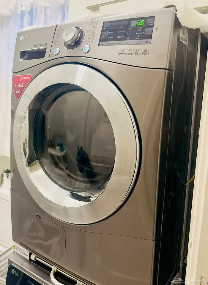 مجفف ميه بالميه من ال جي 8 كيلو شبه جديد ب2000 ريال 0