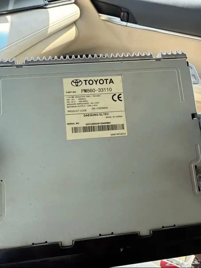 مسجل تايوتا وكاله جديد 1