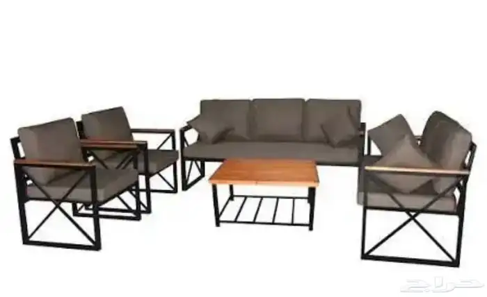 تفصيل جلسات خارجيه وكراسي خشب 3