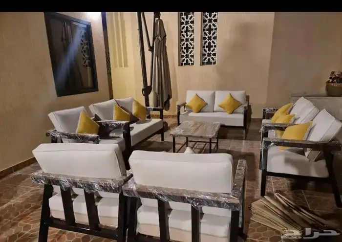 تفصيل جلسات خارجيه وكراسي خشب 4