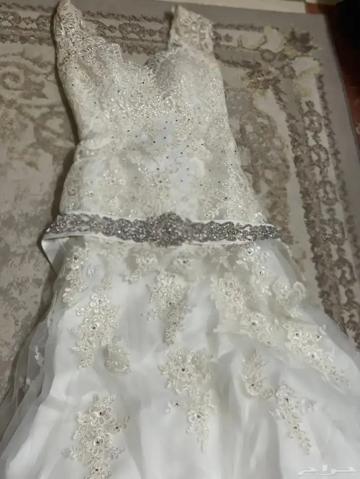 فستان زواج او ملكه مع الطرحه 3