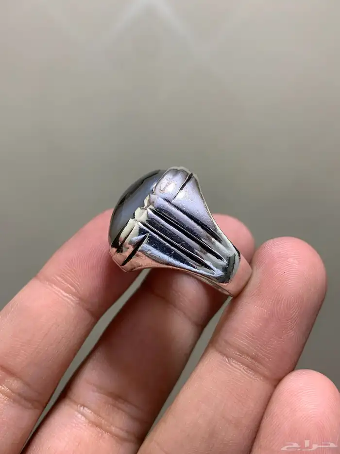 خاتم عقيق يماني مصور وجه طبيعي 100 نوادر الاحجار 2 4