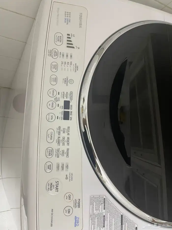 غسالة توشيبا أوتوماتيك شبه جديده 1