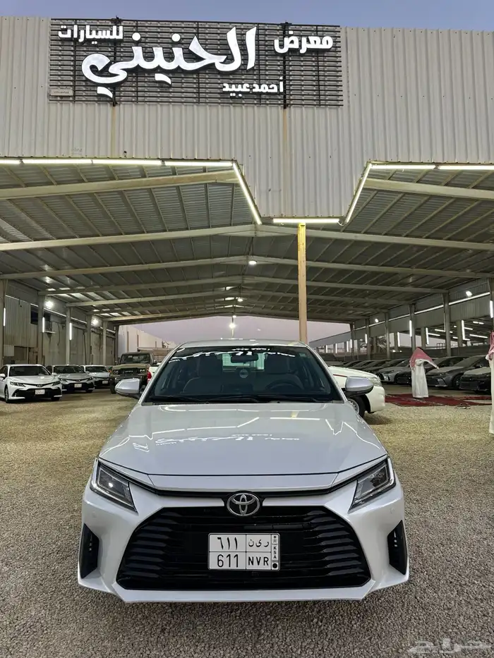 تويوتا يارس 2024 سعودي Y بلس ابيض عداد 60 الف 2