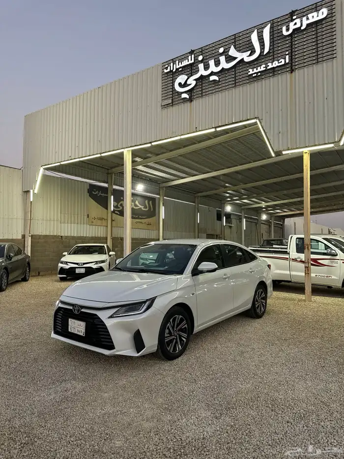 تويوتا يارس 2024 سعودي Y بلس ابيض عداد 60 الف 0