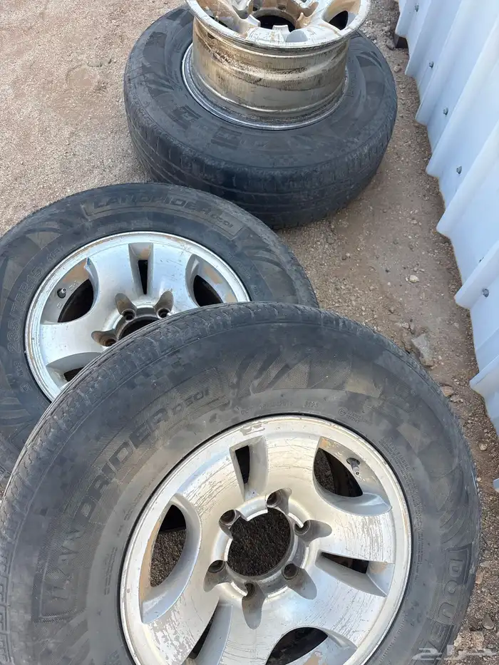 طقم جنوط15 مع كفرات حول نصف العمر 1