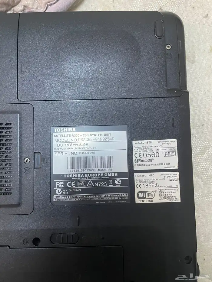 لابتوب TOSHIBA 3