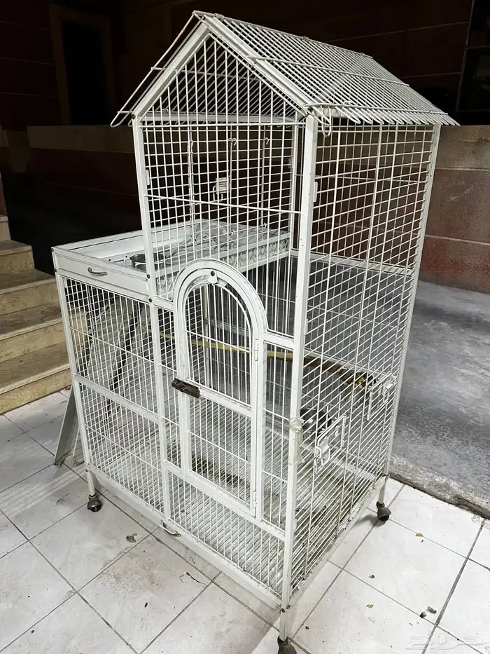 قفص ببغاء كبير و استاند بعجلات 2