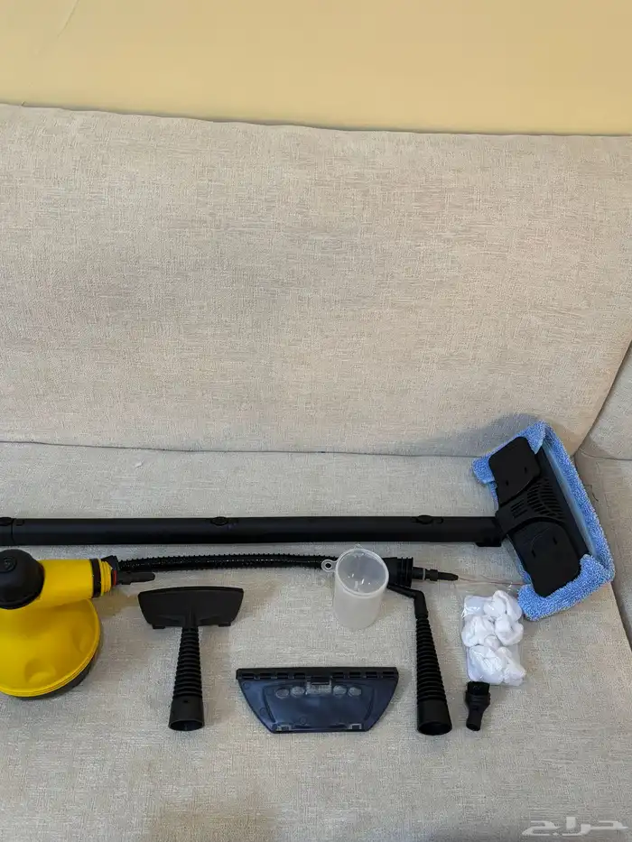 مكنسة بخار لتنظيف الكنب والفرن جديده 0