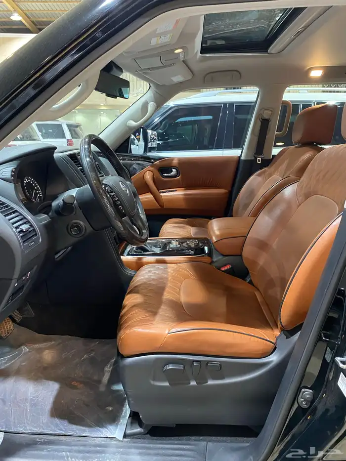 للبيع نيسان باترول 2021 بلاتينيوم سعودي عداد 105 الف 10