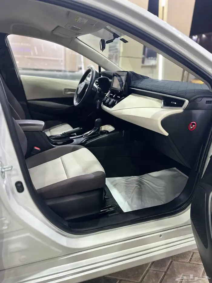 تيوتا كرولا الموديل2022 مكينة1500 سعودي مخزن 9