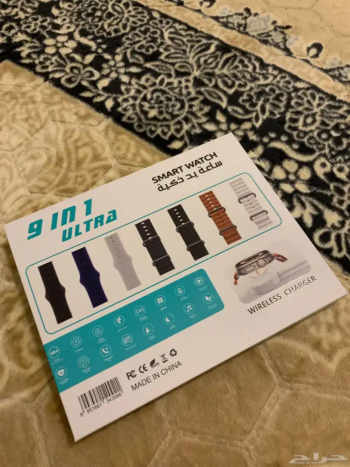 ساعة يد ذكيه جديدة جدا بكرتونها مصور جميع التفاصيل 5