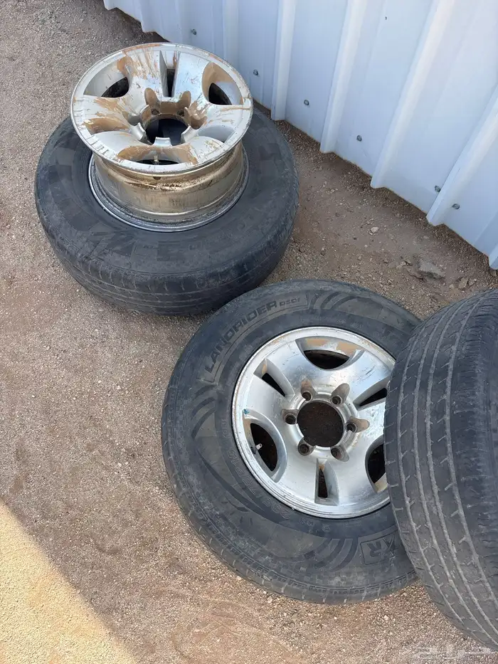 طقم جنوط15 مع كفرات حول نصف العمر 2