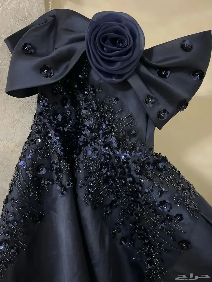 فستان كحلي أنيق 2