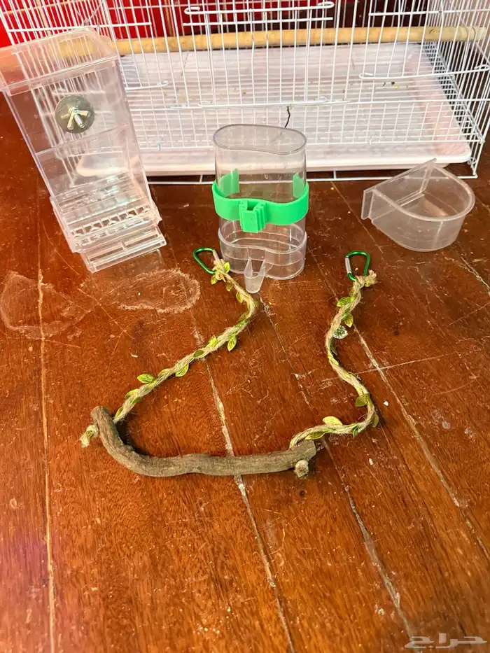 قفص طيور كنيور والعاب ببغاء 2