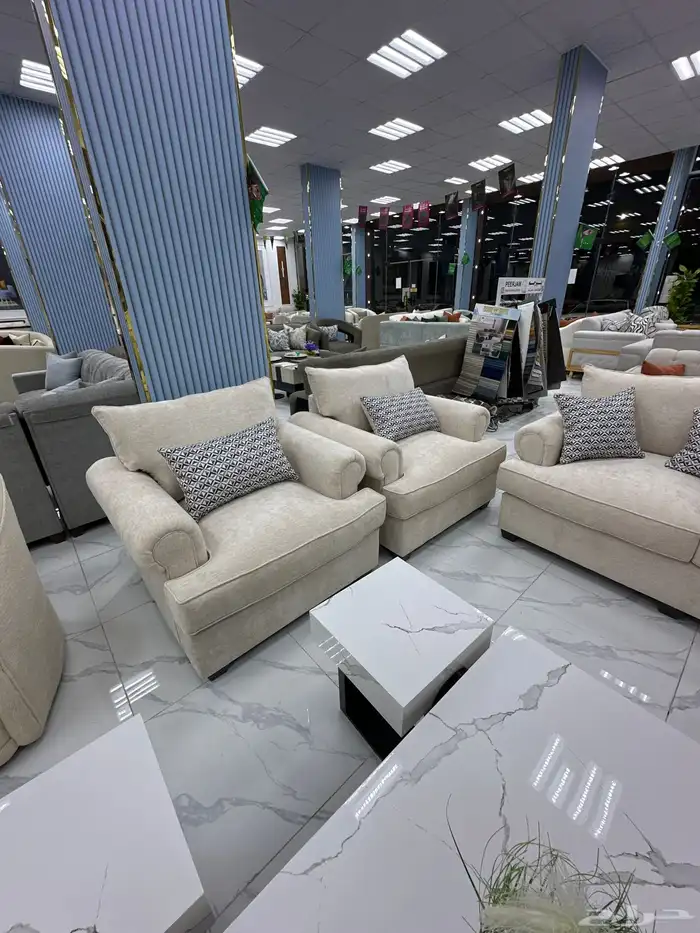 طقم كنب آشلي سبعة أشخاص أمريكي 1